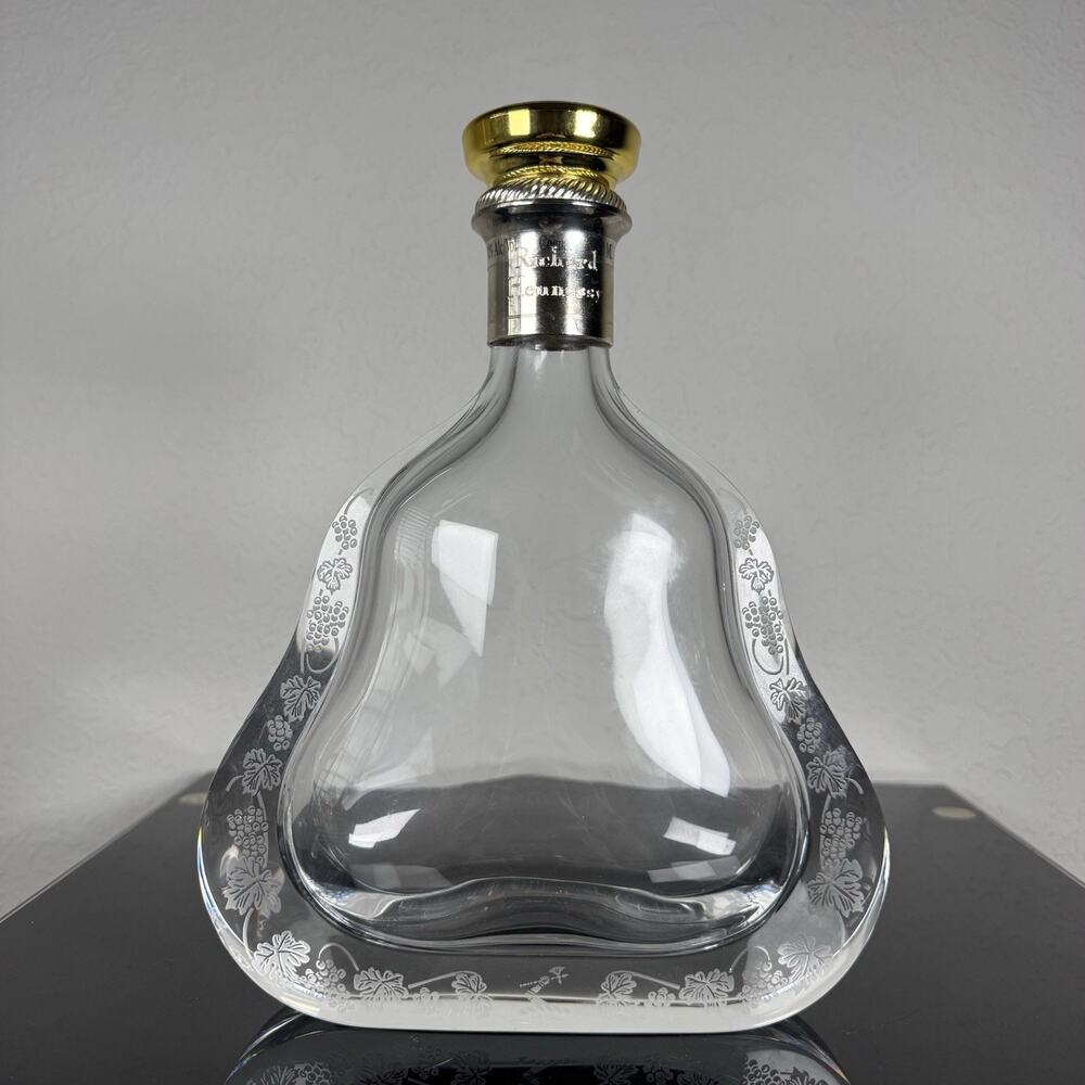 Richard Hennessy St Louis Crystal Empty Decanter 50cl w Stopper France